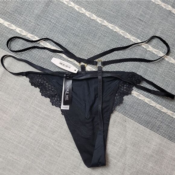 🎄5/$25🎄NWT- ADORE ME Strapy Thong - Picture 4 of 5